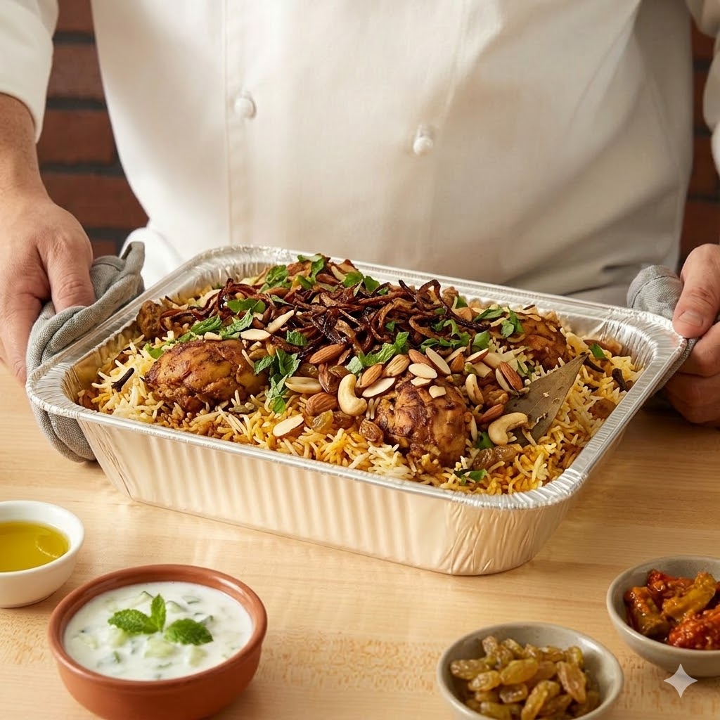 Aluminum Foil Tray Half Size Deep