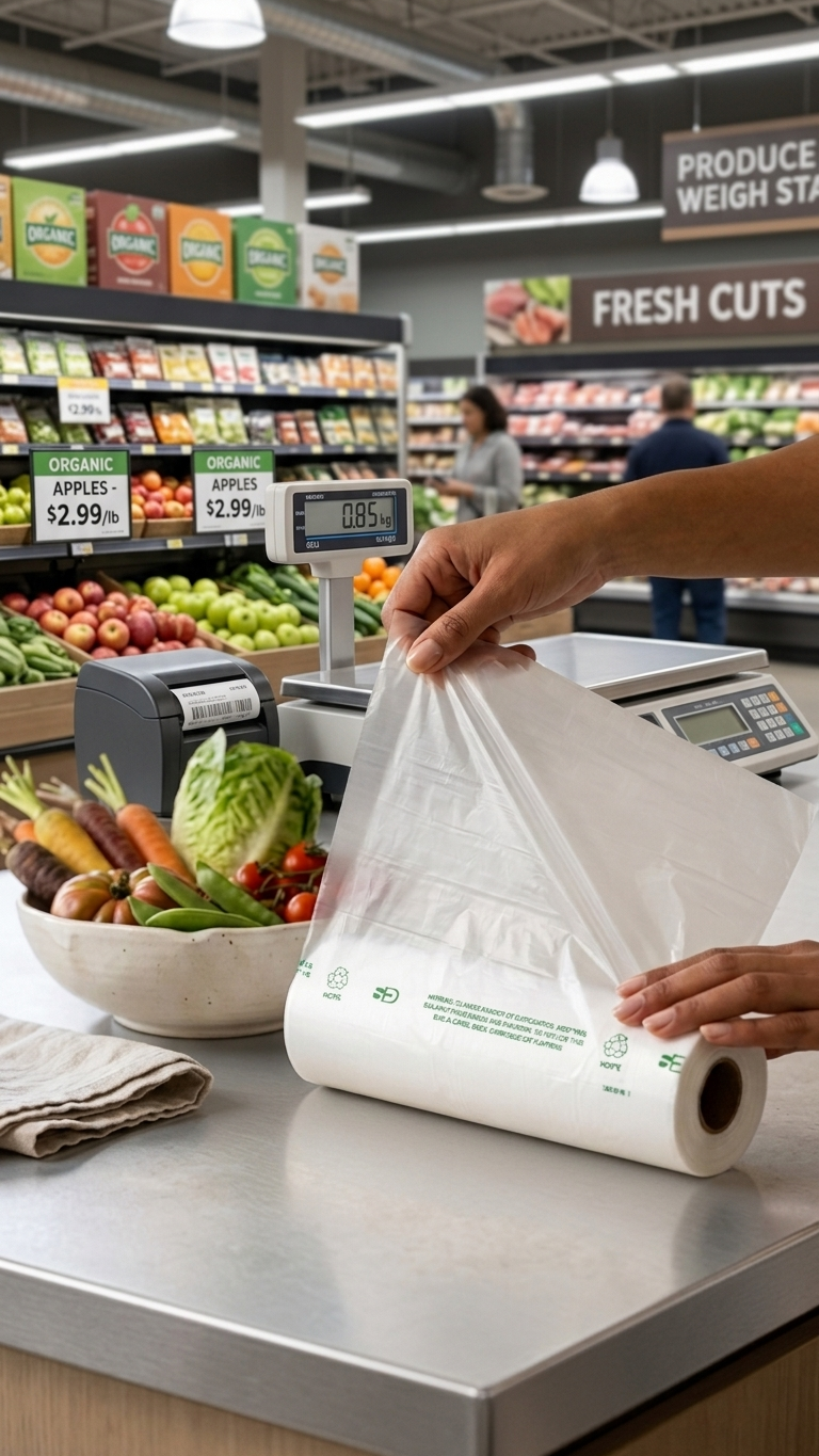 Produce Bag HDPE 11" x 14"