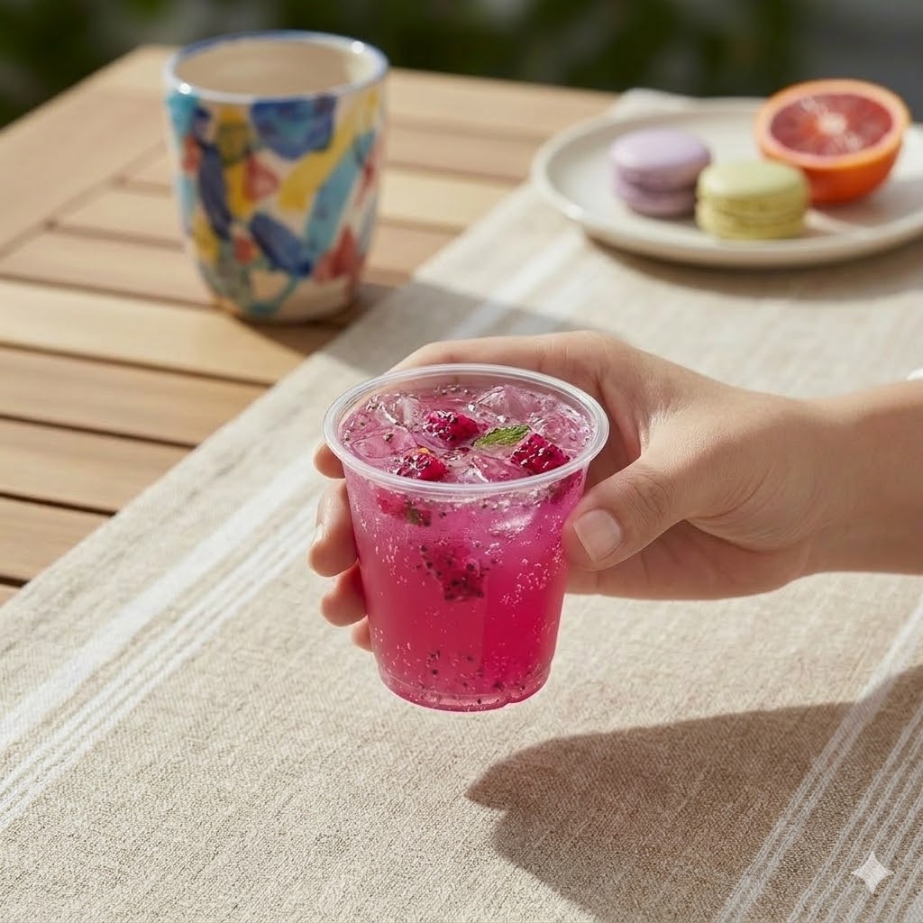 9oz Clear PET Cups