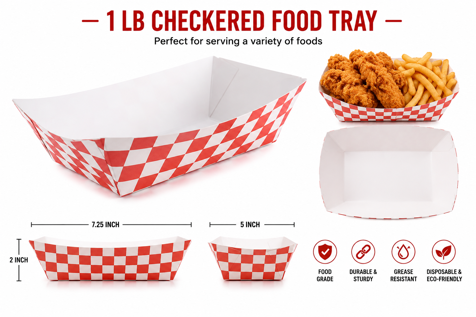 1lbs Food Tray