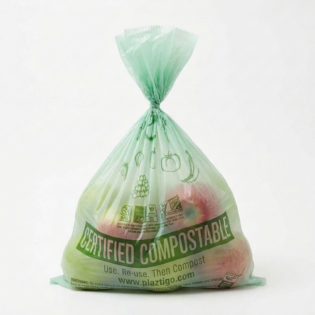 Compostable Produce Bag 11" x 4 x 17"