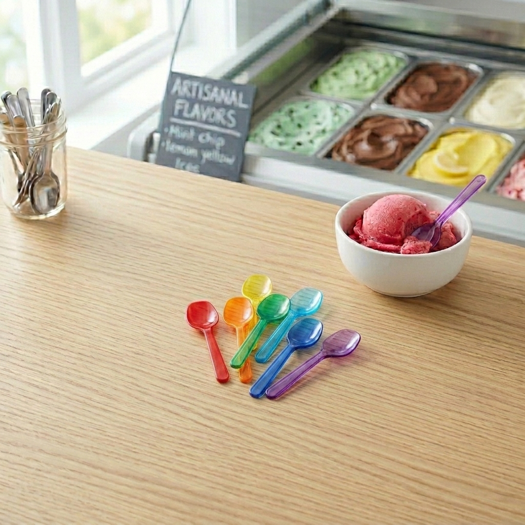 Multi-Colored Gelato Spoons