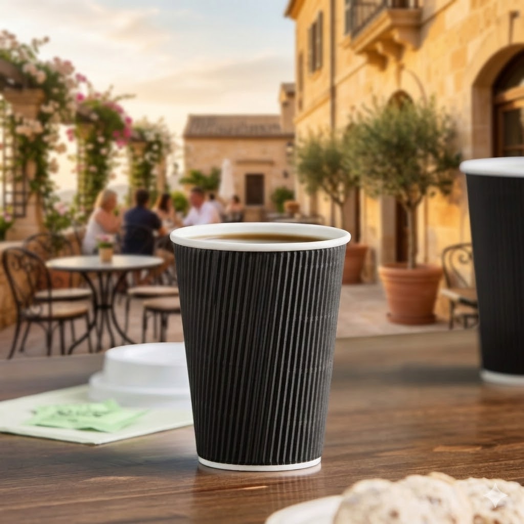 12oz Ripple Hot Cups
