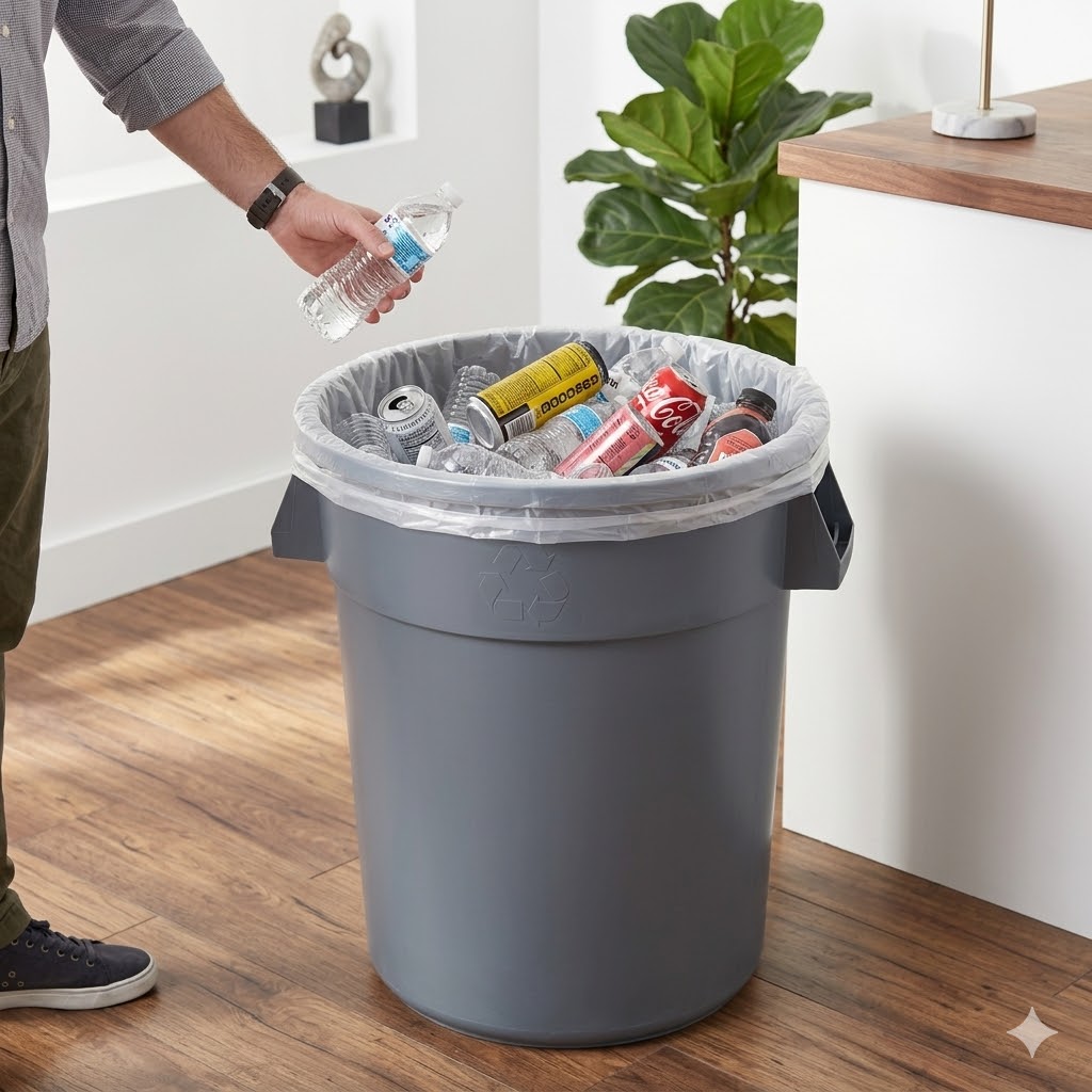 Garbage Bags 40" x 46" 45gal - Clear