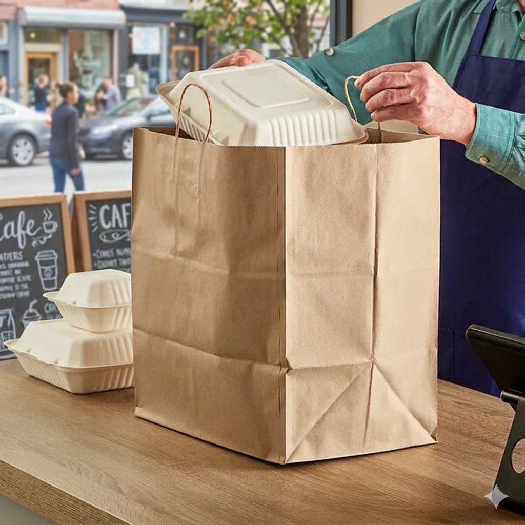 Kraft Paper Bag 14″ x 10” x 15.5” (Twisted Handles)